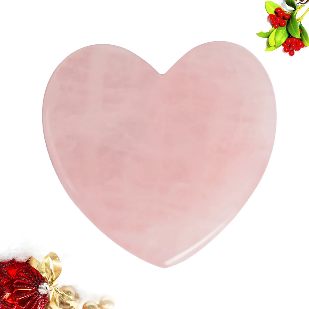 

Natural Jade Heart Shape Massaging Massager Plates Physical Therapy Scrapping Board for Home Salon massaging Board