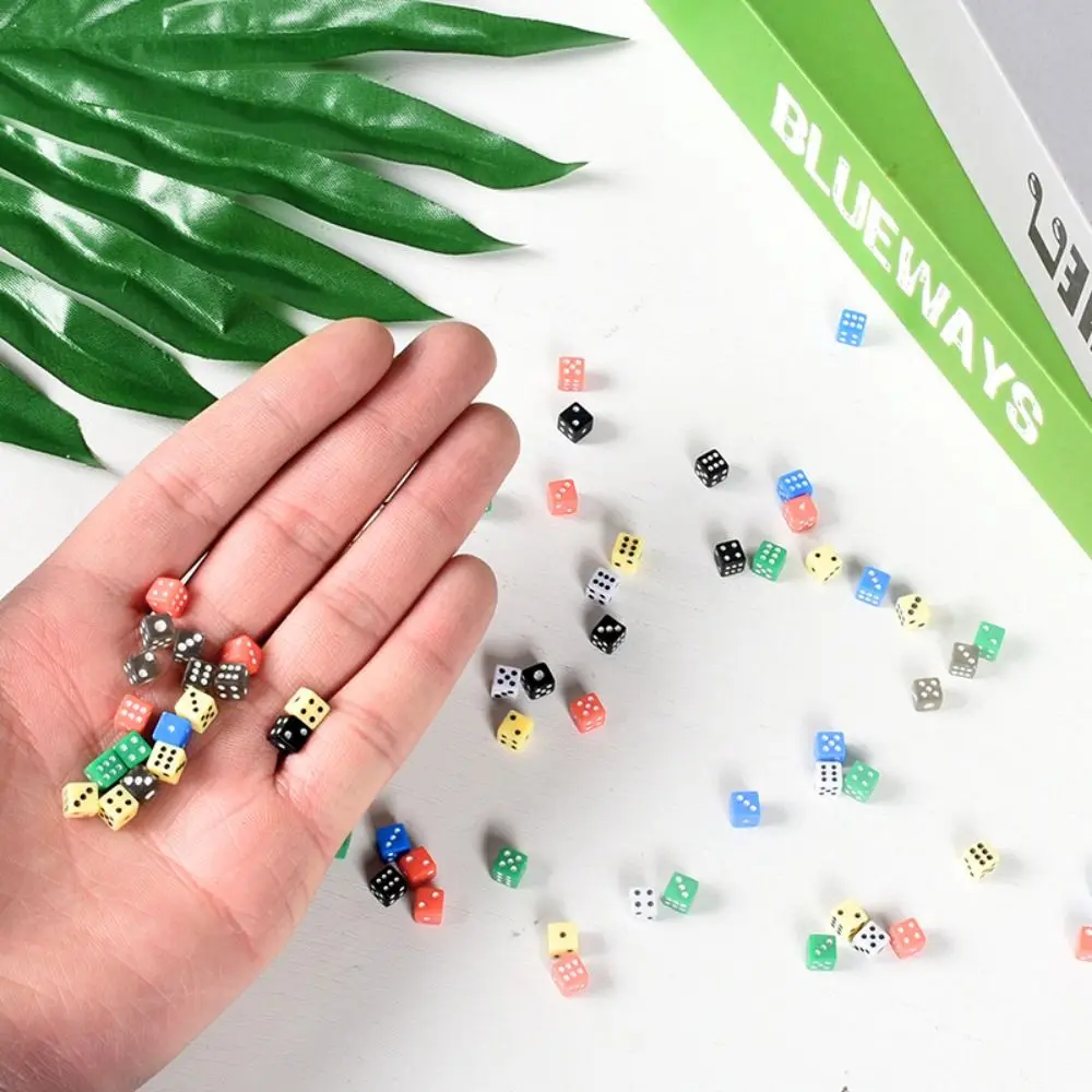 

Bulk Pack 5mm Mini Dice Acrylic 5 Colors 5mm Dice Cubes 6 Sided Micro Dice Digital Gaming