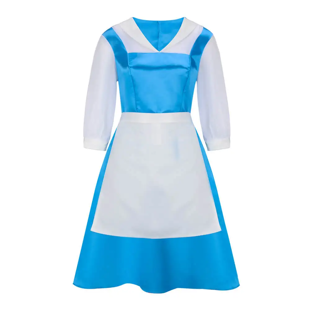blue and white belle dress Liberty Belle Dress