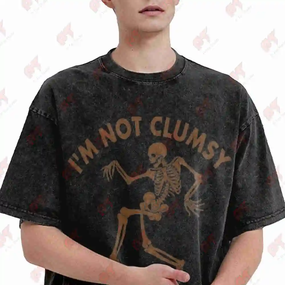 EDS Awareness Not Clumsy Dance Of My People Vintage Washed Tee Pure Cotton T-Shirt
