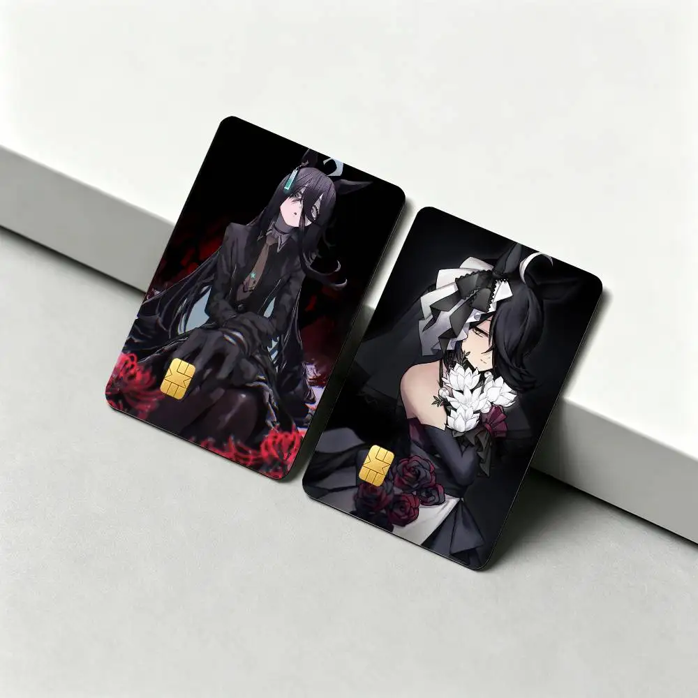 M-Manhattan Cafe Umamusume 1Set 4Pcs Card Skin Stickers