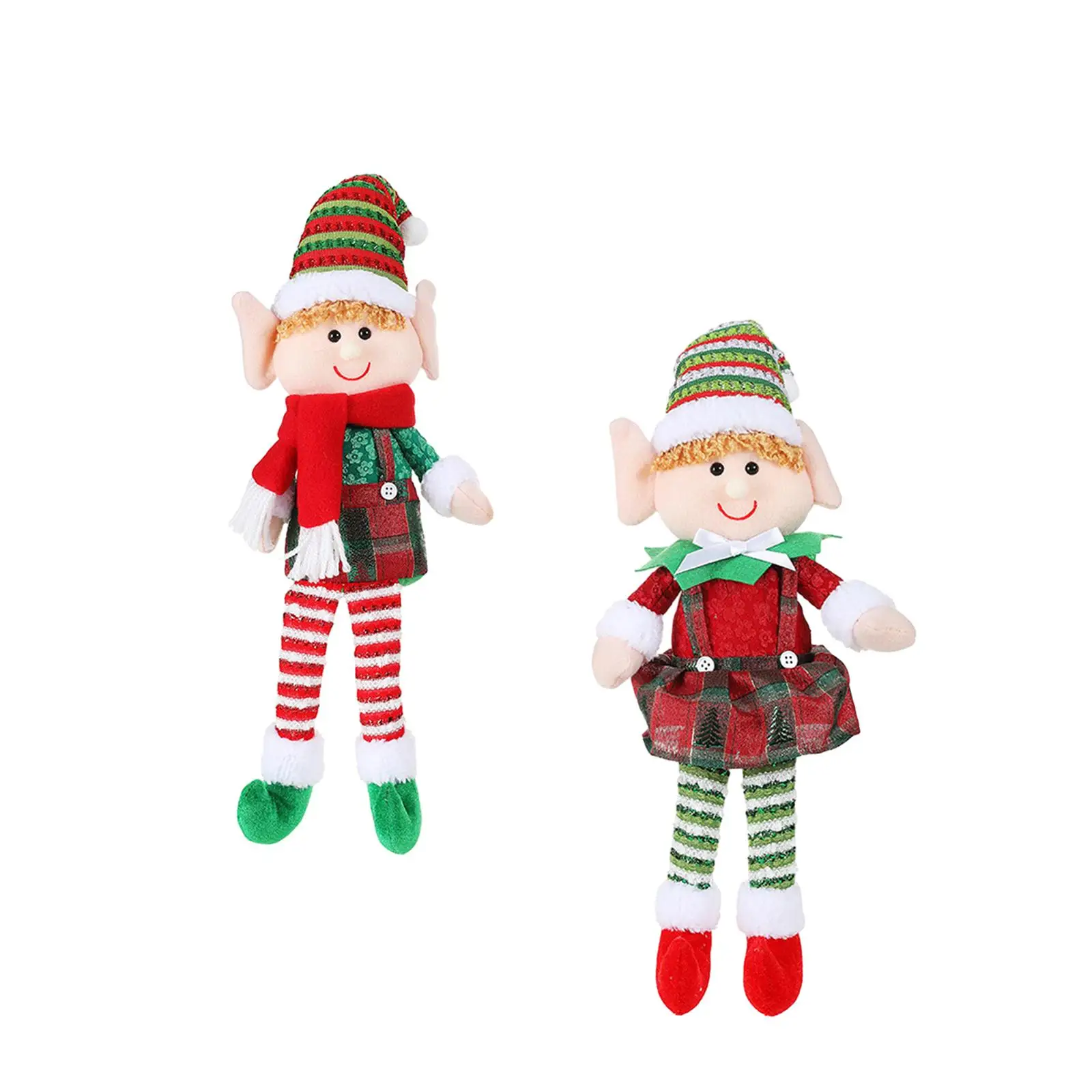 Christmas Plush Figurines Elf Plush Dolls for Adults Home Party Favors