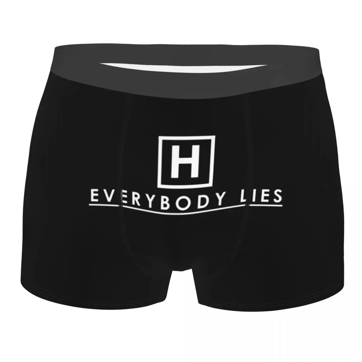 Men Boxer Shorts Panties Everybody Lies Dr House T Shirt Soft Underwear Homme Funny S-XXL Underpants