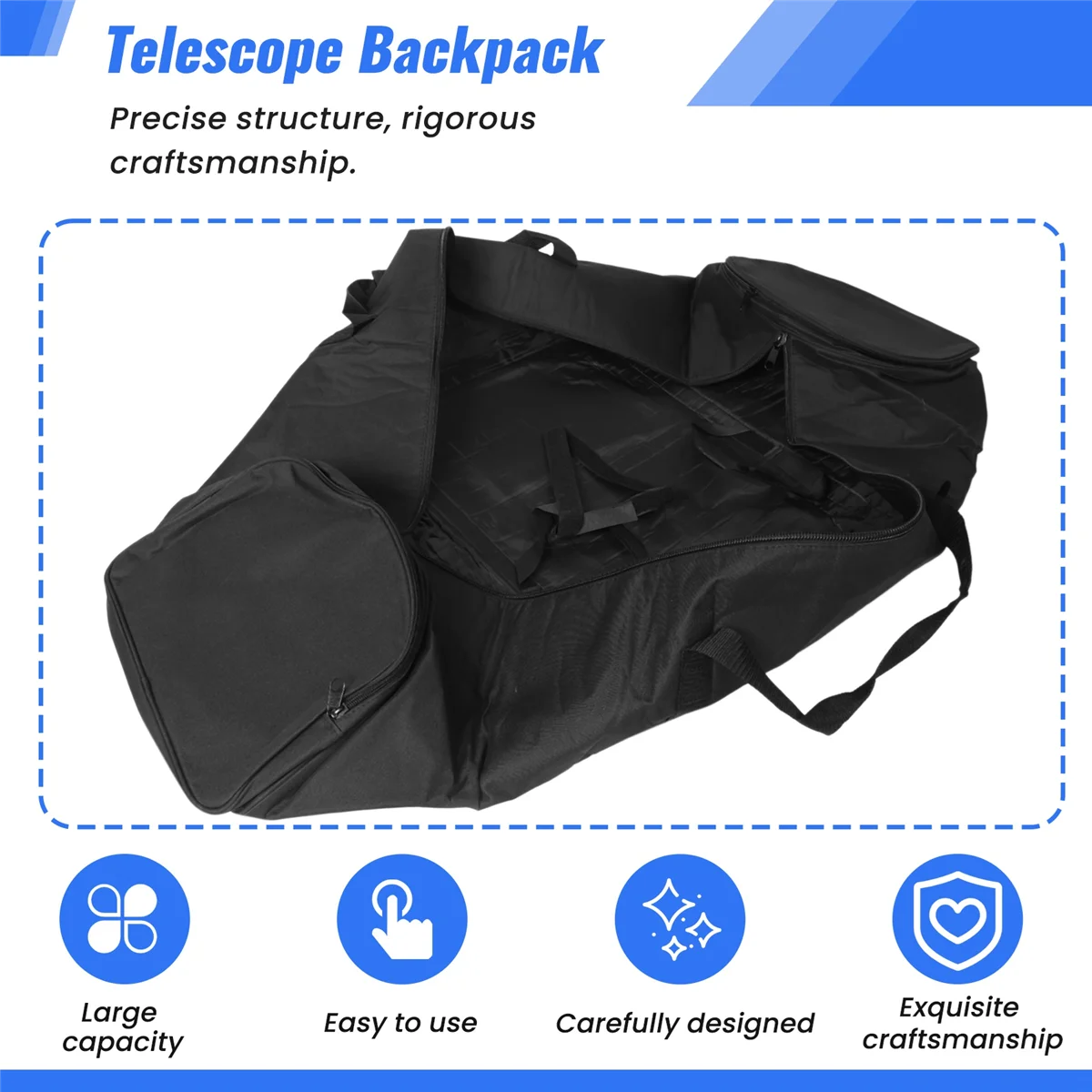 SMIEA Astronomical Telescope Storage Bag Carrying Protector Soft Case Shoulder Backpack for Celestron AstroMaster 150EQ