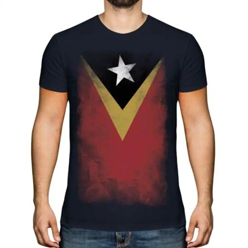 تي شيرت رجالي بعلم الشرق FADED FLAG تي شيرت علوي تيمور لوروسا تيمورز تيمور-ليست #1