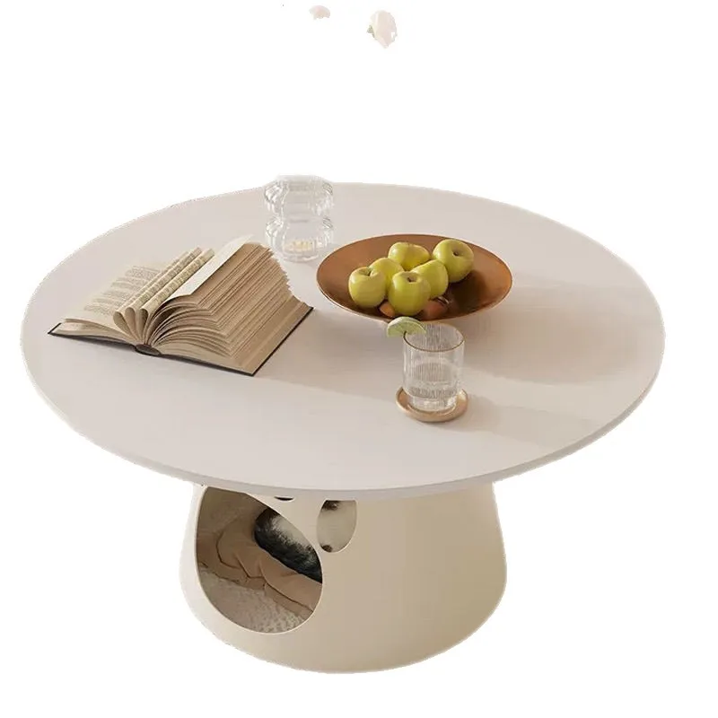 

Cream wind, coffee table, living room, household, small apartment, round, creative, personalized