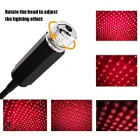 Mini LED Car Roof Star Night Light Projector Atmosphere Galaxy Lamp USB Decorative Adjustable for Auto Roof Room Ceiling Decor 4