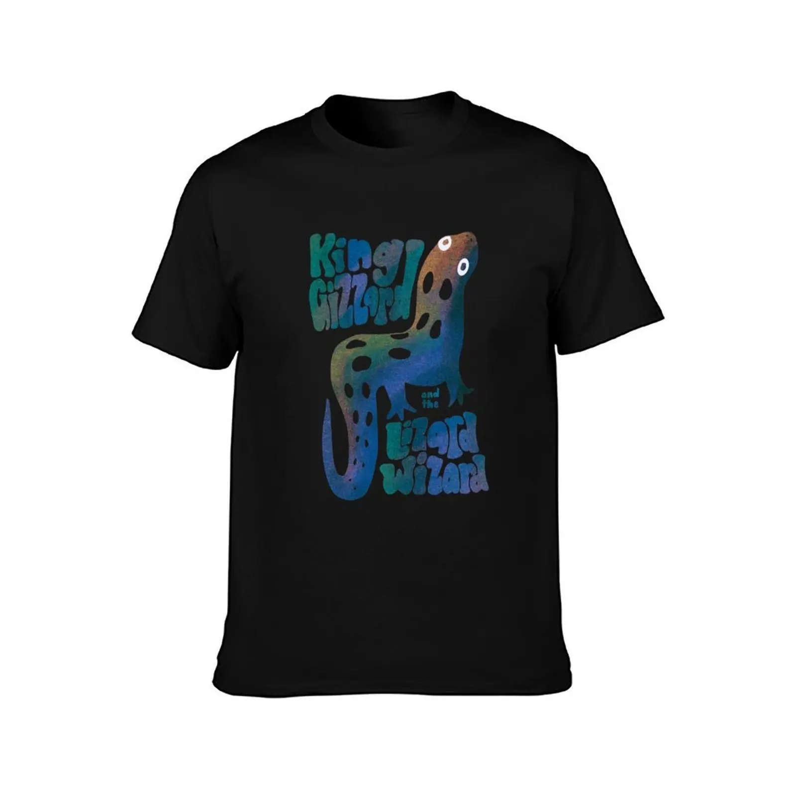 King Gizzard and the Salamander Commander (Lizard Wizard) (Oil Slick Edition) T-Shirt, Summer Casual Cotton Tee, 100% Cotton