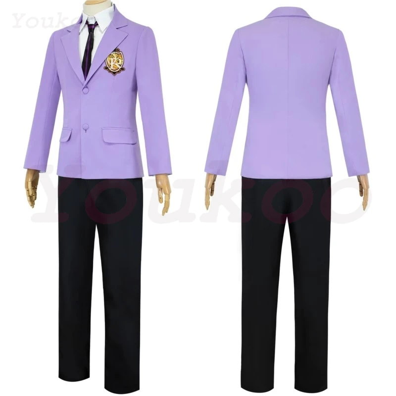 Ouran Host Club High School Cosplay Anime Fujioka Haruhi Cosplay Costume  Schoolboy School Uniform Suou Tamaki Suit Customized - AliExpress 200000532