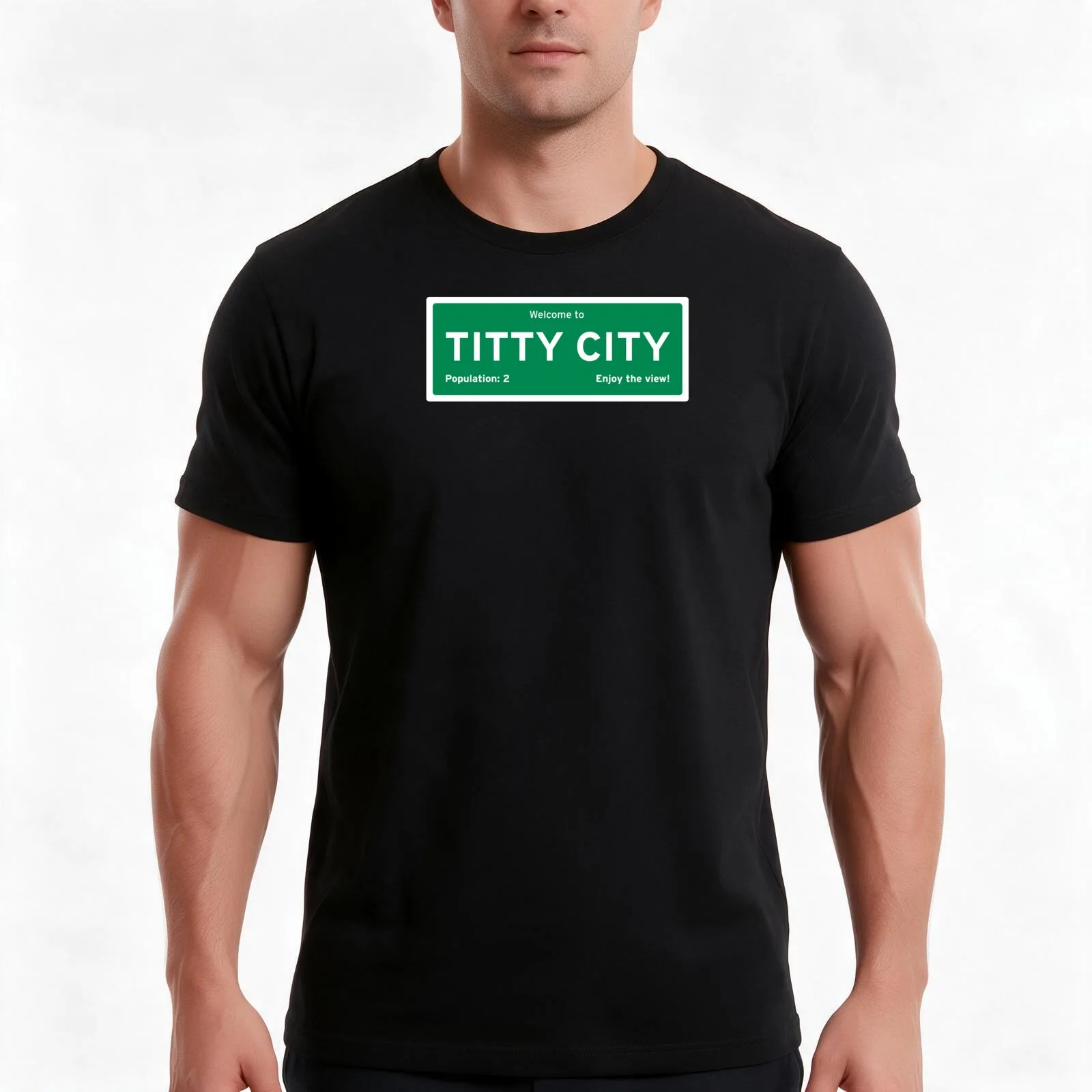 Welcome to Titty City T-Shirt Summer Casual Cotton Tee Oversized Streetwear Tops Vintage Graphic Print Unisex Men Women
