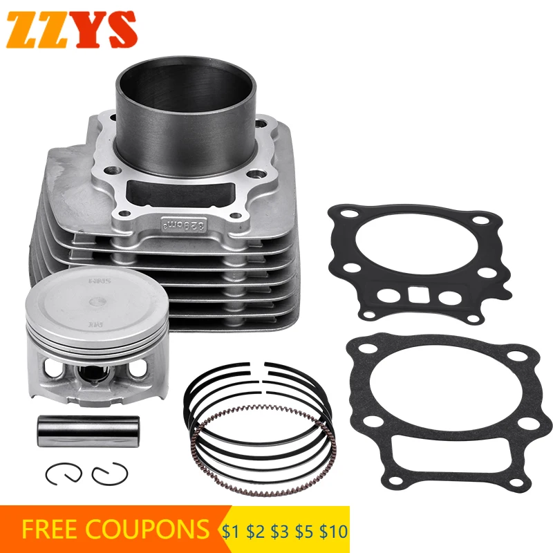 Cylinder Head Overhaul Mat Piston Rings Gasket Top End Kit For HONDA TRX350T TRX FOURTRAX 350 RECON Electric Shift TRX350 01-05