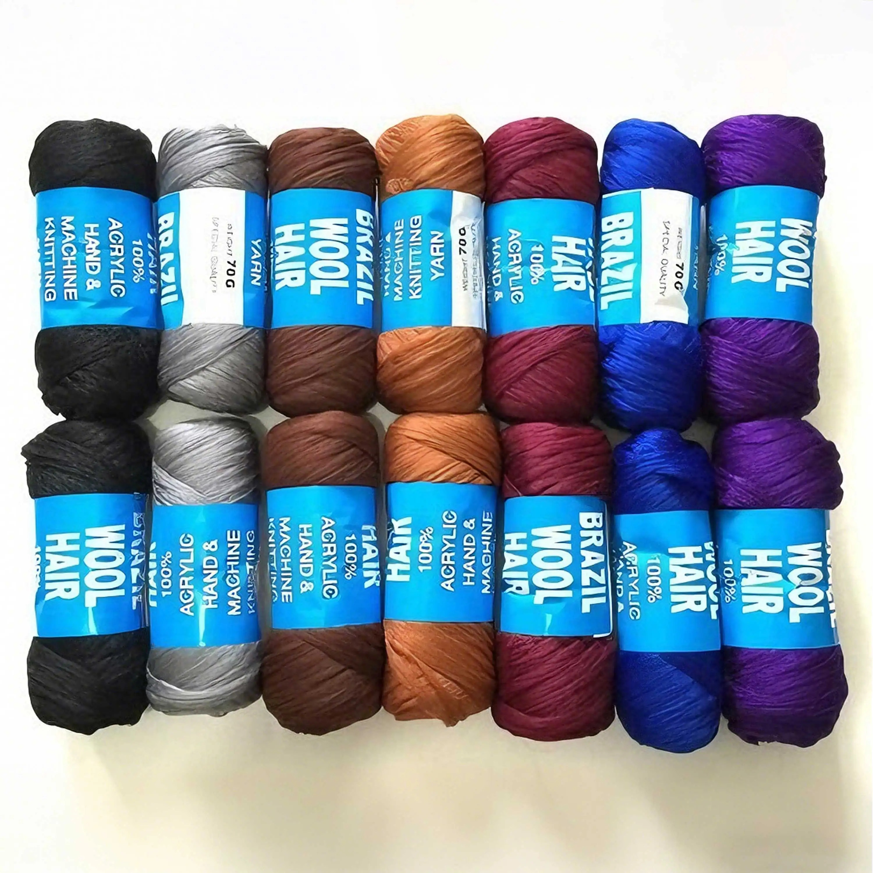 

Brazilian Wool Hair Extension For Women Wholesale Kids African Yaki Synthetic Senegalese Twist Faux Locs Jumbo Braiding Hair