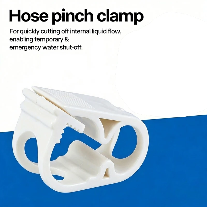 

Набор из 5 пластиковых зажимов для шлангов, регулируемые зажимы для портативных труб и инструментов для обслуживания автомобилей, зажимы для соединений шлангов, аксессуары