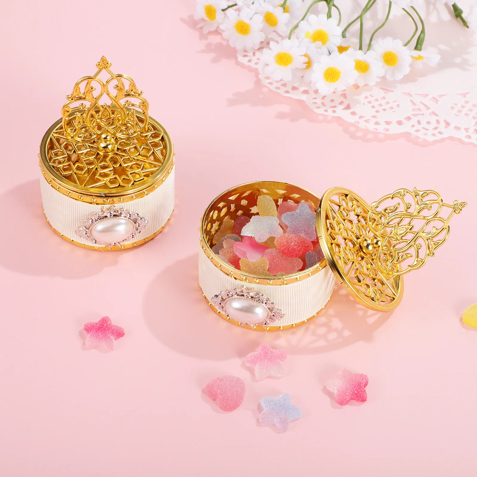 

12pcs Candy Clear Bridal Wedding Favor Mini Display Containers Party Gift Packaging Treat Boxes Chocolate Boxes