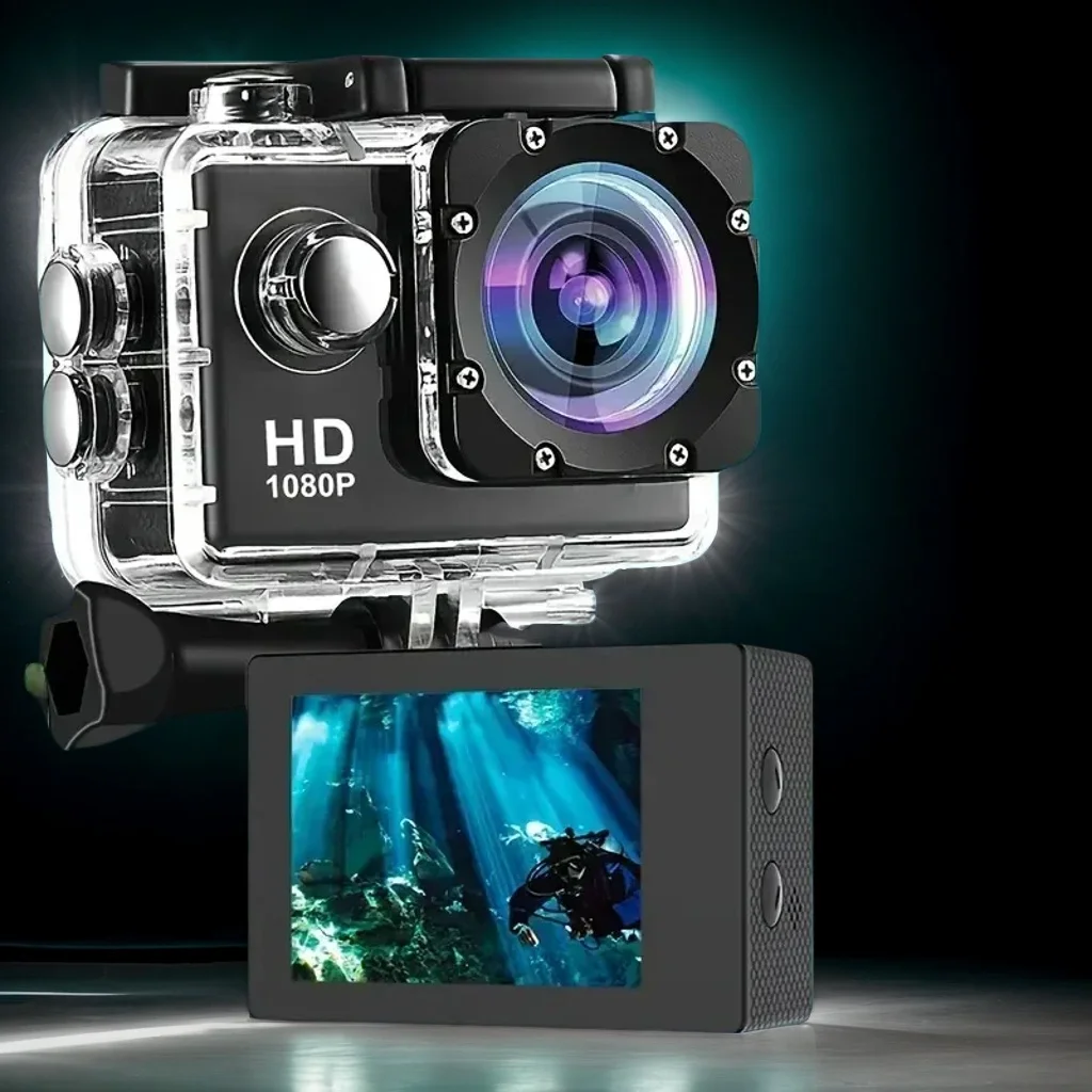 

Full HD 1080P Waterproof Camcorder - 2.0” Sports DV with Go-Pro Style Car Camera & Accessories (Mini DV Recorder)