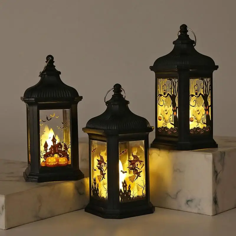 

Halloween Lanterns LED Candle Lanterns Festive Lantern Portable Decorative LED Lights Decorative Candle Lantern Festival Decor