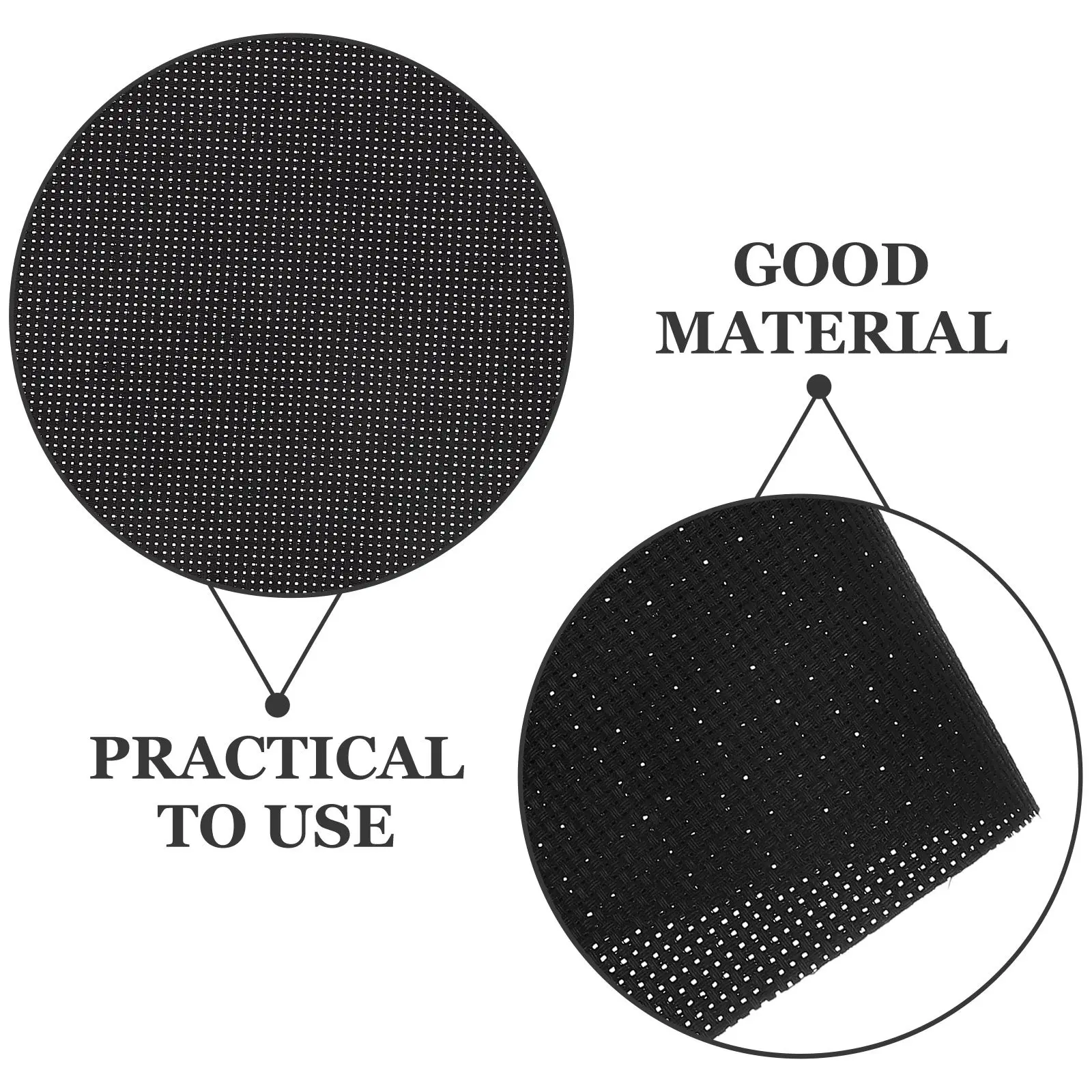 3Pcs Needlework Fabric Cross Stitch Cloth Premium Printed Embroidery Mesh for Crafting Decorative Art Pillowcases Wallets