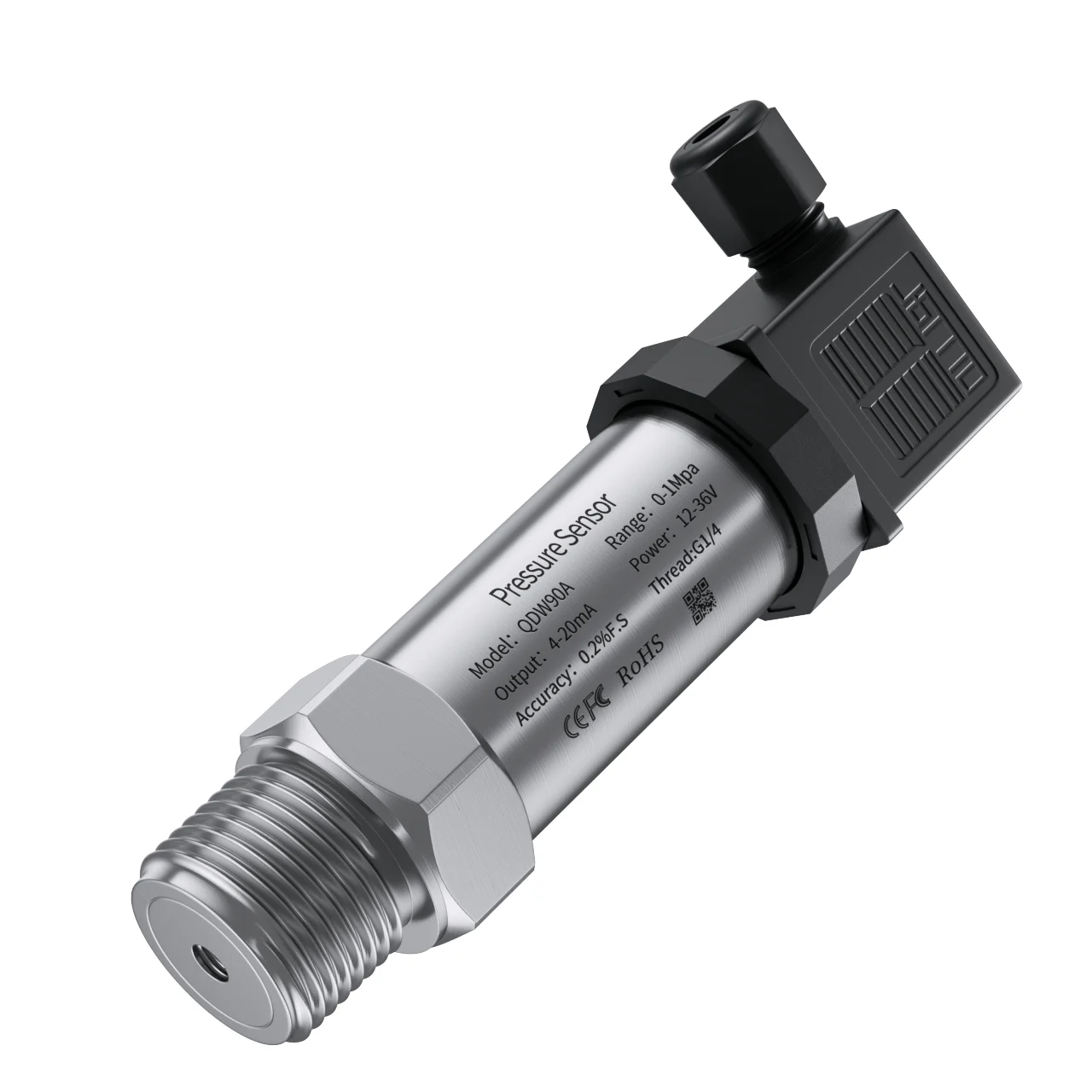 0-10V Pressure Transmitter Sensor 5Mpa 8Mpa 10Mpa 15Mpa 16Mpa Pressure Transducer4-20mA 0-5V Pressure Gauge G1/4 NPT1/2