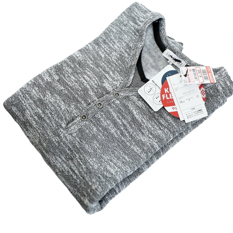 

Coolbar мужской осенне-зимний облегающий трикотаж на подкладке Fce, повседневный свитер с воротником Генри Faion Urban Sle Long Sve Thiened