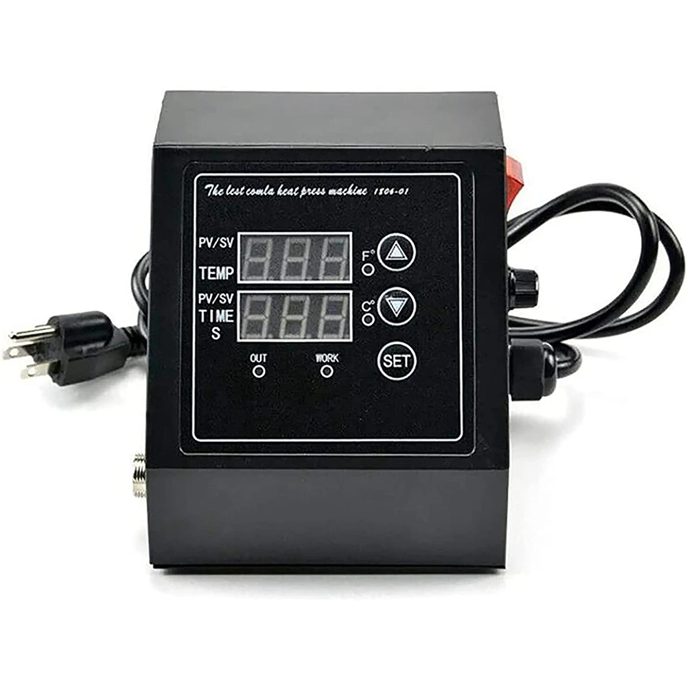 Hot Press Combinação Led Caixa de Controle Máquina Regulador de Temperatura do Termostato Máquina de Prensa Térmica 220v Plug Eua