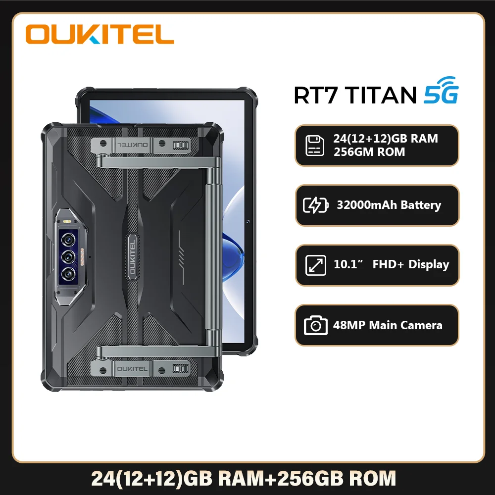 Oukitel RT7 TITAN 5G Rugged Tablet 10.1