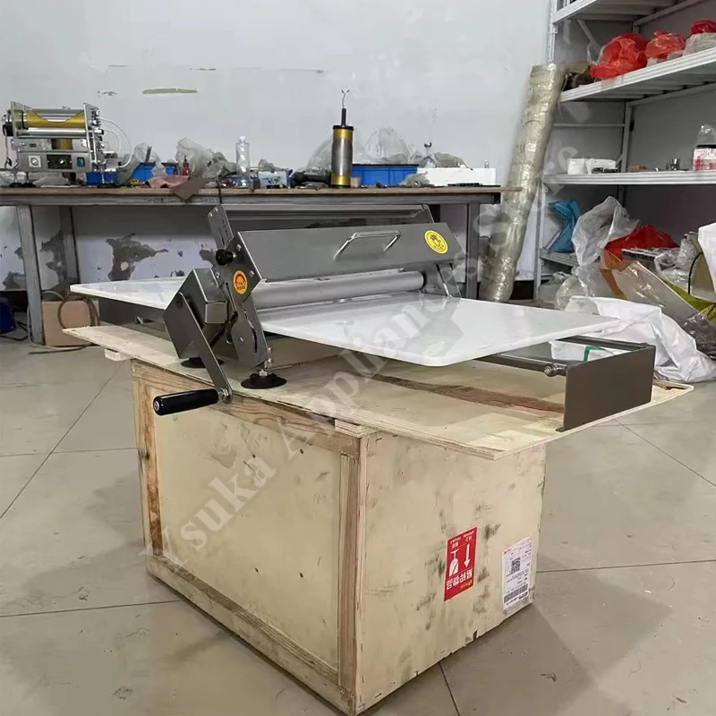 Máquina Manual de pastelería de hojaldre, laminadora de masa comercial, máquina laminadora aplanadora de masa