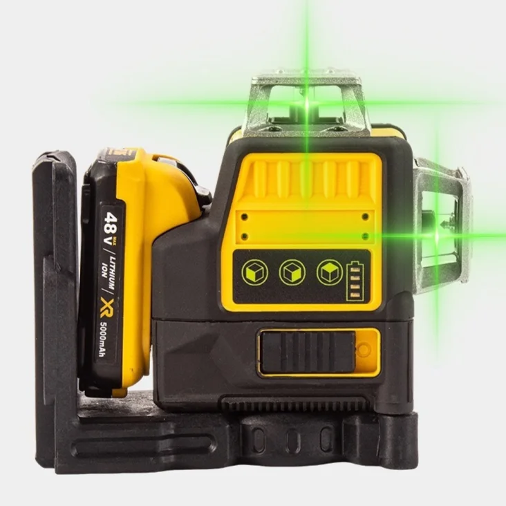 Professional Laser Level 3 Lines 360 Self Horizontal and Vertical Self-leveling Multifunctional High Precision Construction Tool