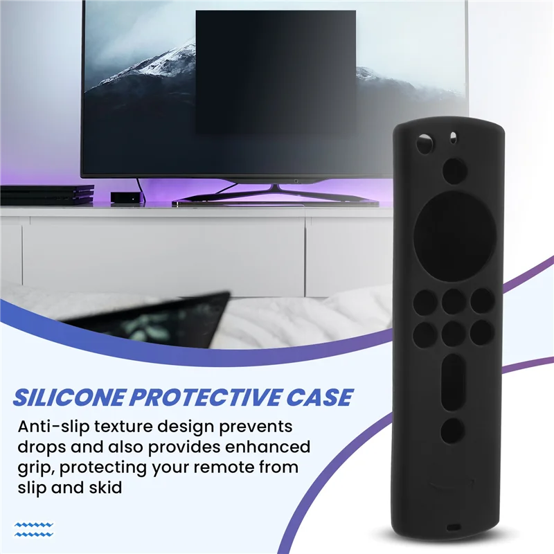 FULL-For 2Nd Gen Fire TV Stick Alexa Voice Remote Silicone Shock Proof Case Cover