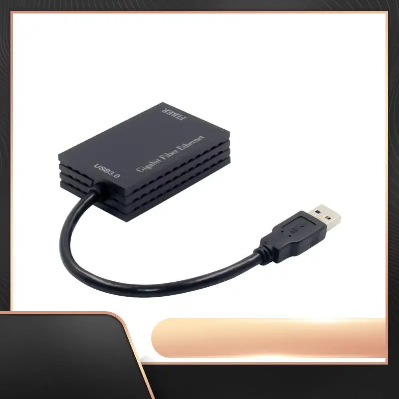 

USB1000F-LX USB 3.0 Гигабитный оптоволоконный сетевой адаптер Ethernet Одномодовый 1310 Нм 10 км LC Оптический модуль SFP NIC RTL8153