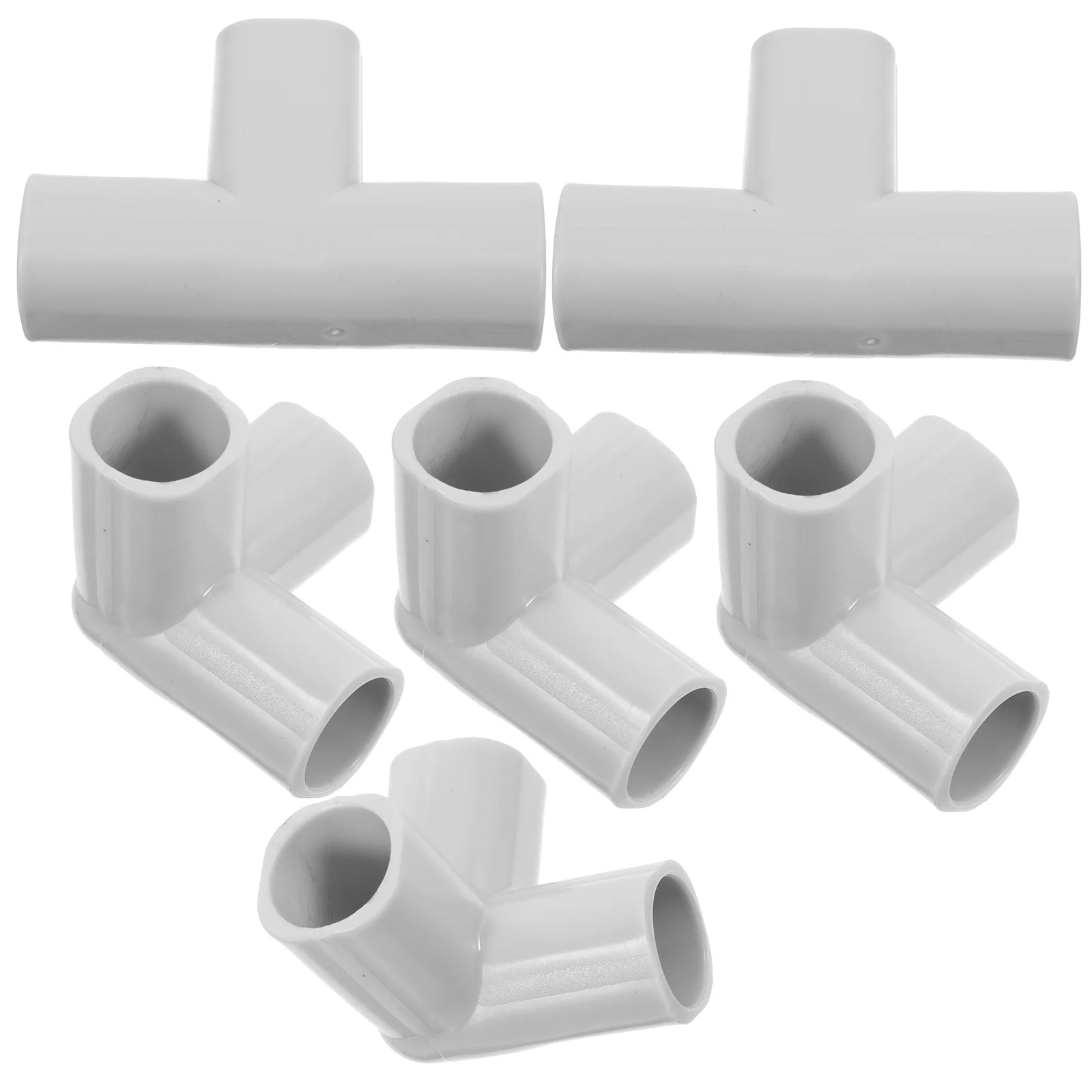 

6Pcs 3 Way Plastic Pipe Connectors Indoor Playpen Fence Replacement Baby Safety Tee Fittings Plastic Pipe Connectors