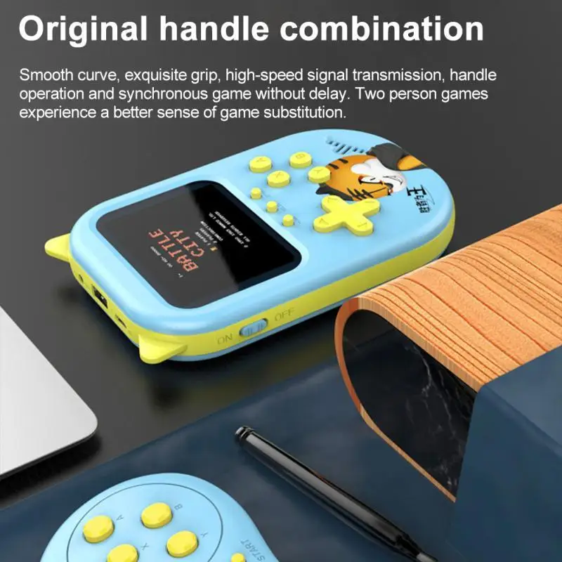 2023 Cat Ear 3.5 inch Screen 500 in 1 Games Handheld Game Player Portable Retro Nostalgic Video Gaming Console For Kids Gift