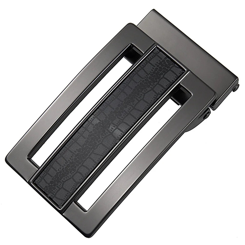 Nueva moda hebilla suave accesorios de cinturón perforados hebilla de cinturón de negocios versátil clásica 3,3 cm