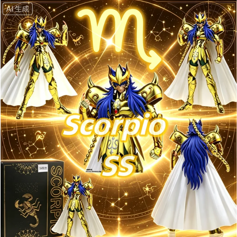 

В наличии: Фигурка Saint Cloth Myth EX Scorpio-SS LC Golden Zodiac Knight Golden Saint Collection, модель, настольное украшение