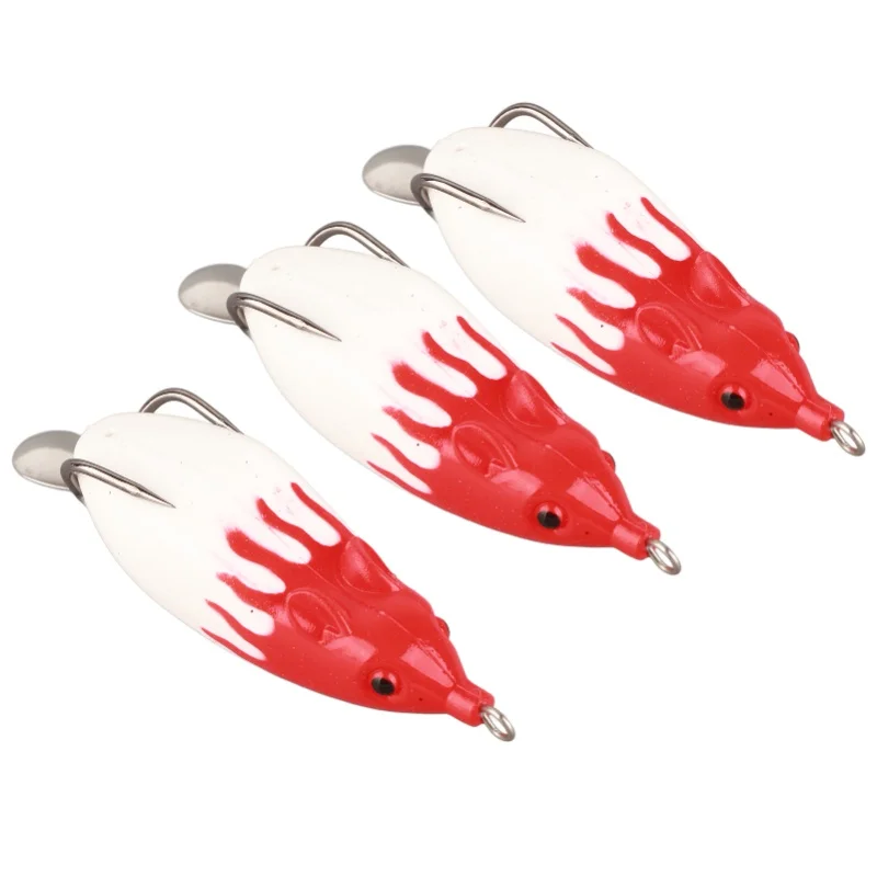 3Pcs Sequin Conversion Soft Artificial Simulation Snakehead Lure Bait Fishing Tackle2#