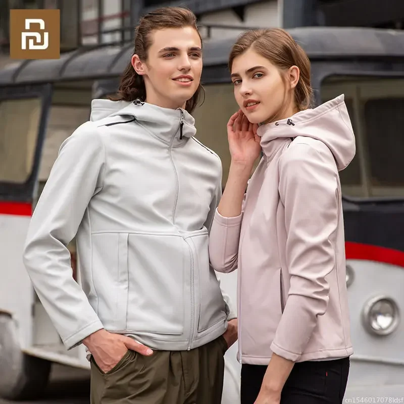 Youpin Scaler Outdoor Soft Shell Men's and Women's Spring and Autumn Coats Plush Elastic Jackets F2910511