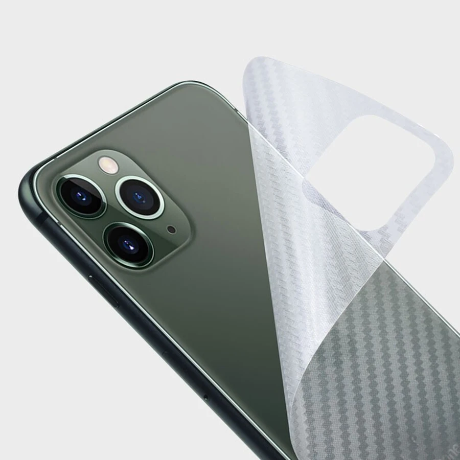 10PCS Full Cover Back Carbon Fiber Screen Protector For iPhone 14 15 Plus Back Matte Film On iPhone 12 13 14 15 Pro X XR XS MAX