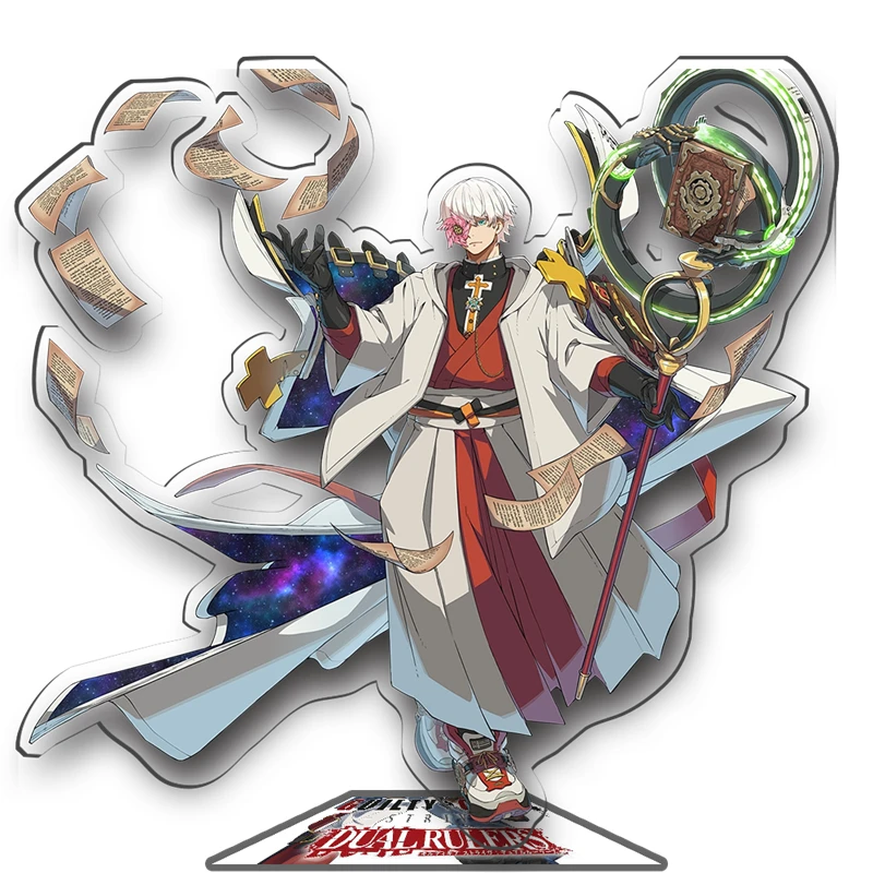 أنيمي مذنب تجهيز HD الشكل بريدجيت بايكن فاوست الاكريليك حامل سعيد الفوضى شخصية نموذج زخارف مكتب المشجعين الهدايا 15 سنتيمتر