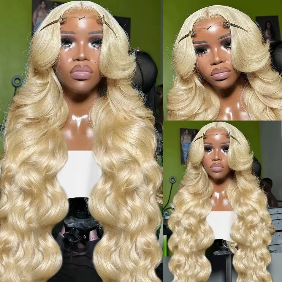 Smilegirl HD Transparent 13x6  613 Body Wave Honey Blonde Lace Frontal Human Hair Wig Brazilian 13x4 for Women