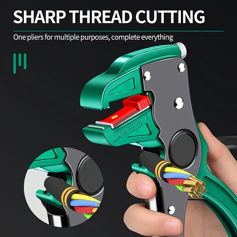 Multifunctional Duckbill Wire Stripper Automatic Wire Stripper Length Adjustable Flat Wire Cutter Wire Stripper For Electrician