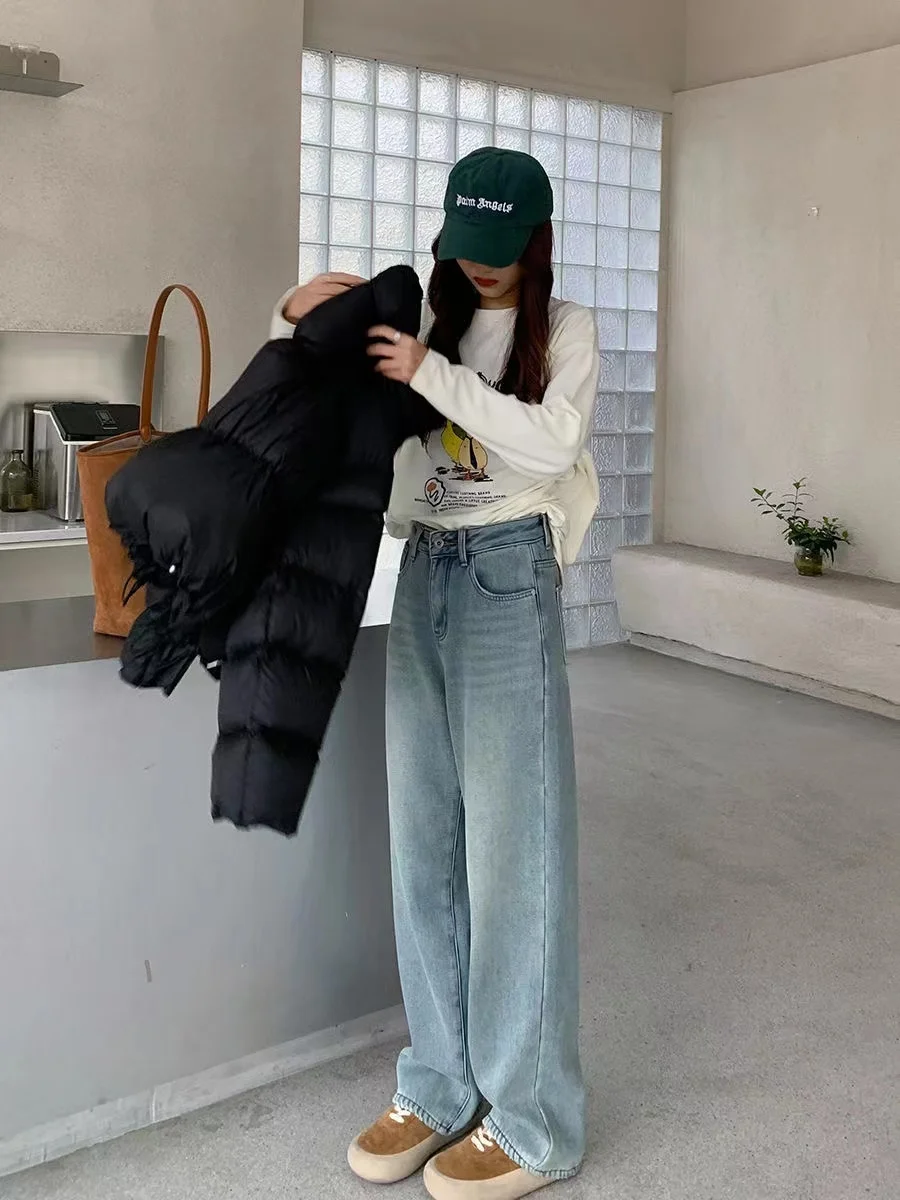 

Black Jeans Woman Embroidery Floral Pattern Print Art Decoration Unique Aesthetic Trendy Stylish Sweet Cute Tassels Rivet Bead