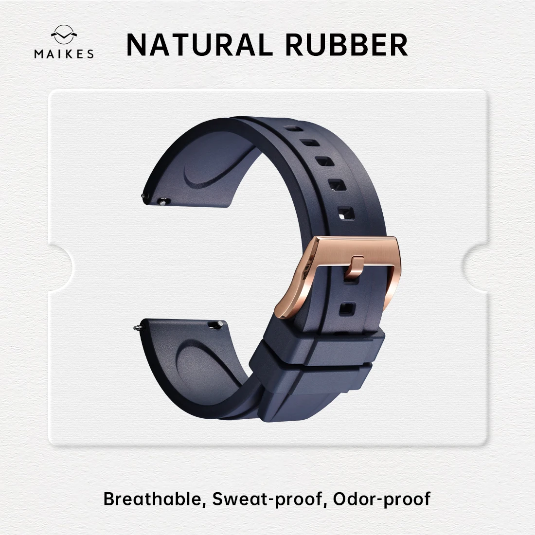 أربطة ساعة مطاطية طبيعية من makes ، سوار سريع التحرير ، إكسسوارات ساعة ، حزام ساعة ذكي لساعة ROLEX IWC و OMEGA ، جودة عالية