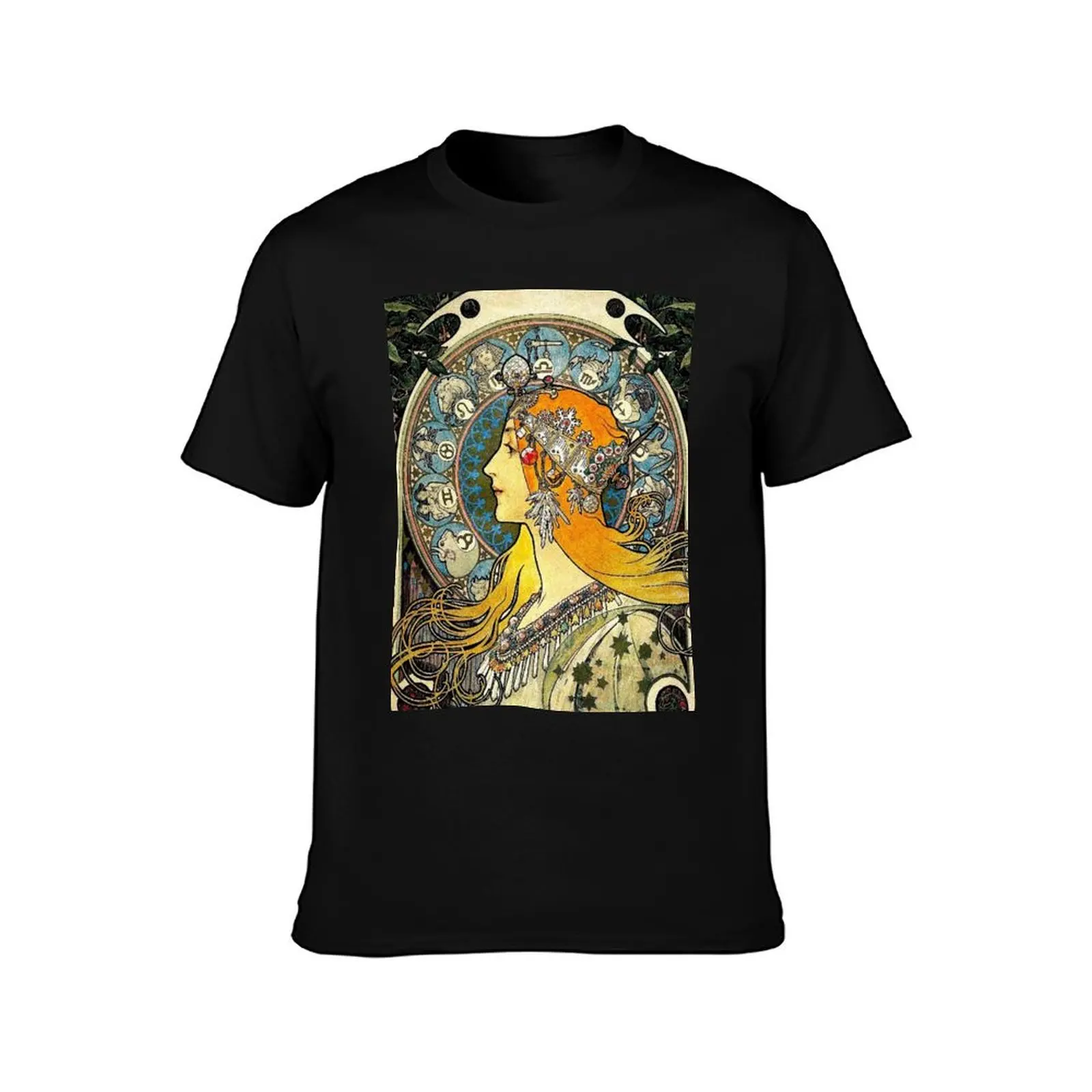 GYPSY ASTROLOGY;Vintage Fortune Teller Print T-Shirt man clothes vintage graphic tee custom t shirt sports fans men t shirts