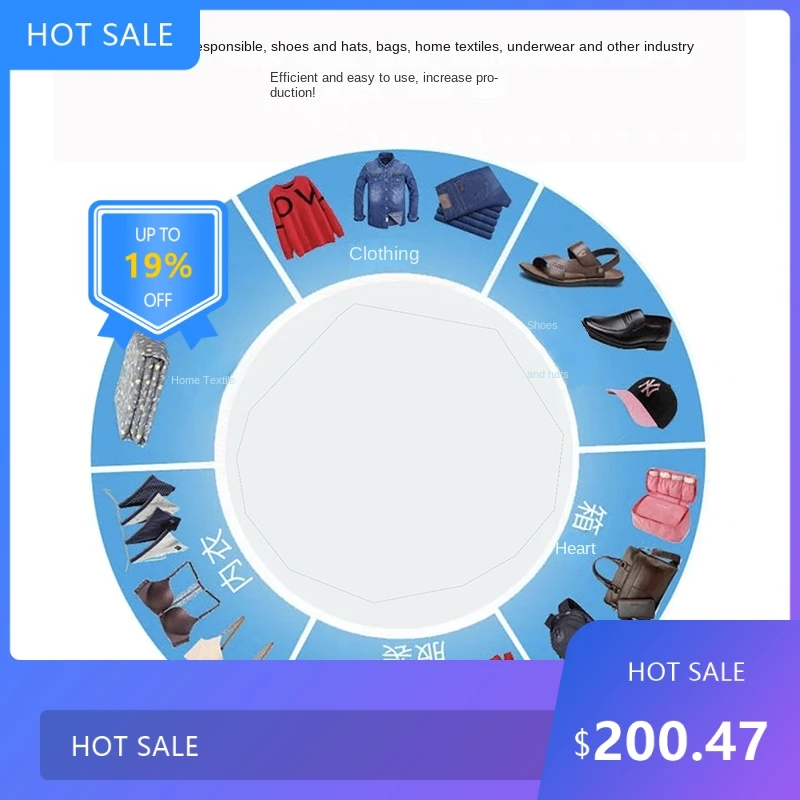 

072909816 Automatic Double-Head Garment Trimming Machine 220V Thin and Thick Home Textile Thread Trimming Machine