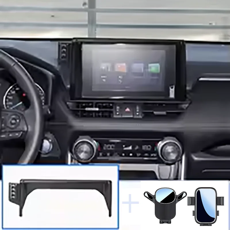 Auto Telefon Halter Für Toyota RAV4 XA50 2019 ~ 2022 8 "Bildschirm Mobile Halterung GPS Schwerkraft 360 Grad Rotierenden stehen Auto Zubehör