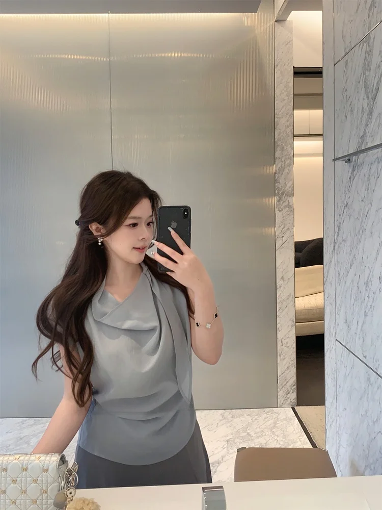 

Женский топ Rosewth Design Sensation, летний, с открытыми плечами, с завязками, свободного кроя, из смесового полиэстера.