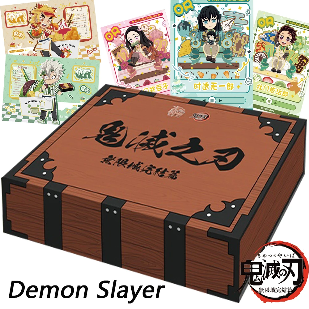 

Popular Anime Demon Slayer Collection Cards Highly Loved Welcomed Character Classic Hot Blooded Battle Skill Cards Children Gift