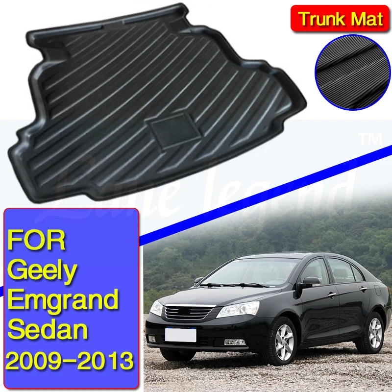 

Fit For Geely Emgrand 4-Dr Sedan 2009-2013 Rear Trunk Tray Boot Liner Cargo Mat Pad Floor Carpet Mud Kick Protective Pad