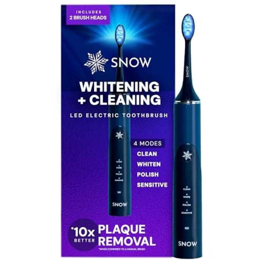 

LED Whitening Electric Toothbrush Dentist-Designed Electric Toothbrush for Adults Sonic Technology LED Light Modes Timer Rechar