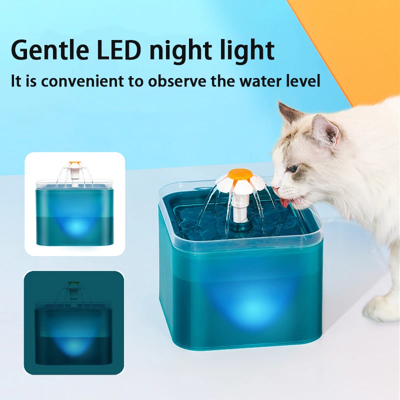 New Pet Intelligent Drinking Fountain Dazzling colorful non-inductive electric model Silent operation Cat Water Dispenser