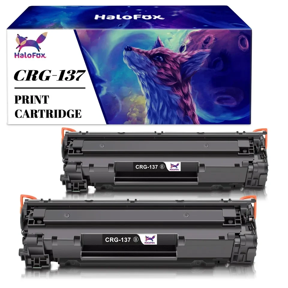 2 Pack CRG137 Toner Replacement For Canon 137 ImageClass MF232w MF227dw MF212w